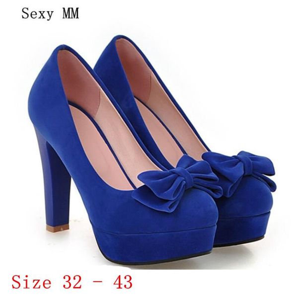 

dress shoes women high heel platform pumps woman thin heels party wedding ladies kitten plus size 32 - 40 41 42 43, Black
