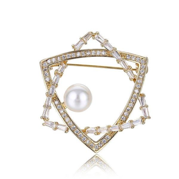 

pins, brooches korean fashion accessories personality zircon flower diamon brooch wholesale., Gray