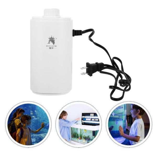

air pumps & accessories 8w pump for aquarium dual hole fish tank aerator oxygen us plug