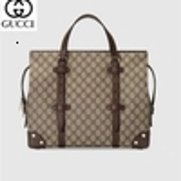 

626356 leather detail tote bag men messenger crossbody bags shoulder bags business bags pouches, Red;black