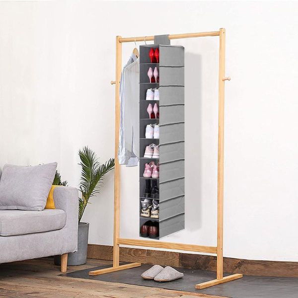 

clothing & wardrobe storage 45#10 layer bag shoes hanging cloth sundries organizer holder room