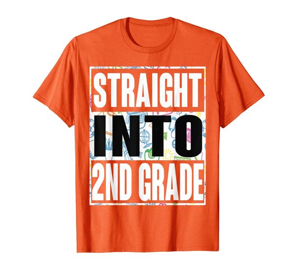 

Straight Into 2nd Grade Shirt Funny Back To School Gifts T-Shirt, Mainly pictures