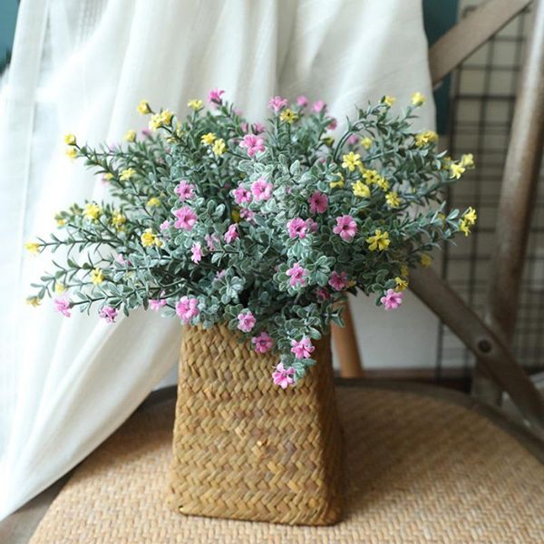 

decorative flowers & wreaths green plastic grass plants artificial flower babysbreath wedding home christmas decor party office