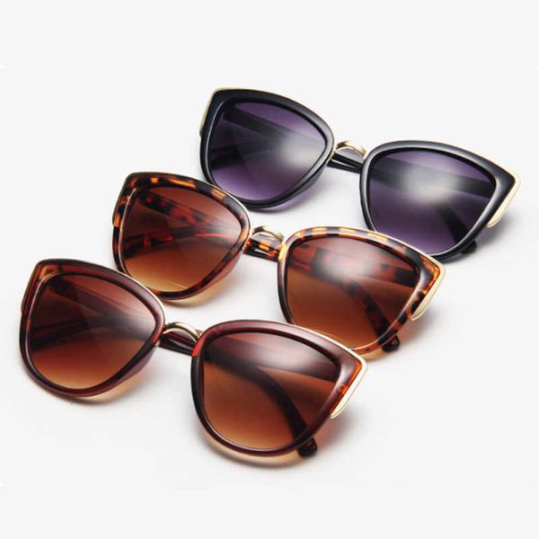 

luxury designer sunglasses vintage black cat eye women triangular cateye design ladies sun glasses leopard lens cute mirror glasses, White;black