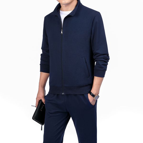 

ensembles sport suit soild + men's sweatpants 2 pieces define lean 2021 new sweater size 5xl tcr6, Gray