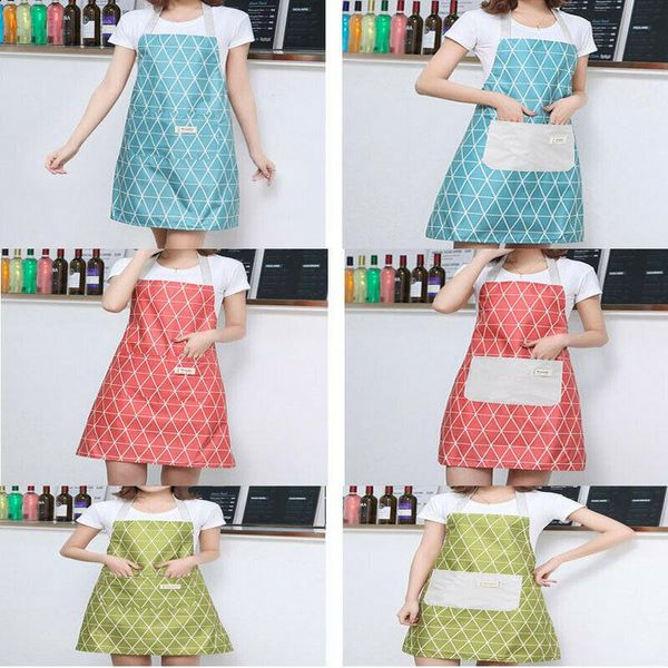 

aprons waterproof apron washable pocket butcher waiter chef kitchen cooking with