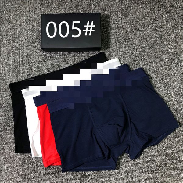 

chao brand underwear men's pure breathable boxers modal cotton ice silk feeling 0rb3, Black;white