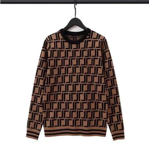 

20ss mens women sweaters classic full letter sweater luxury clothes leisure multicolor 10 choice size l~3xl, White;black