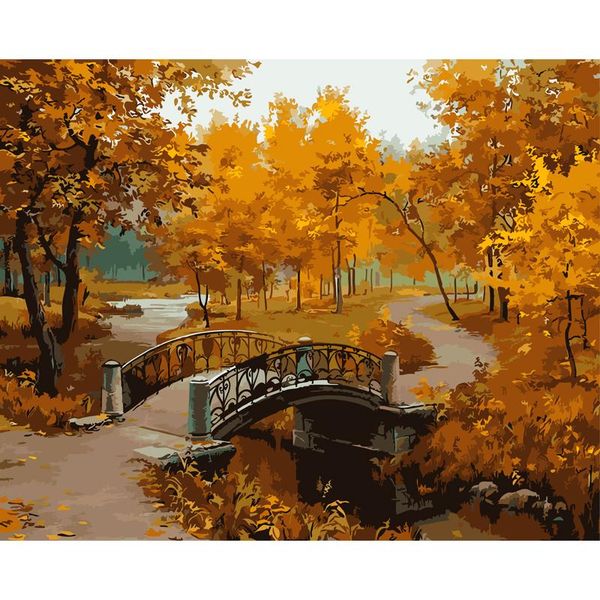 

painting by numbers for adults scenery autumn art supplies acrylic diy paint kit hand painted number painting home decoration