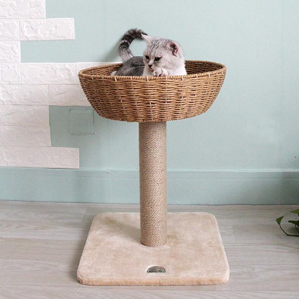 

cat furniture & scratchers wheel climbing running scratcher house tower wood tree pet stuff scratching krabpaal kat frame jj60mzp