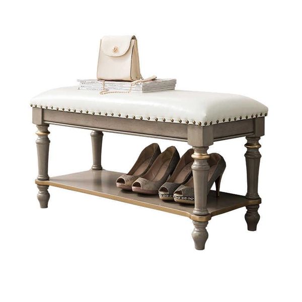 

clothing & wardrobe storage american style solid wood shoe changing stool household door shoes cabinet rack bench modern porch bed footstool