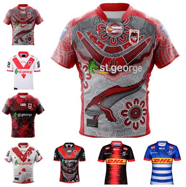 

2021 stormers rugby jersey st george illawarra fans version shirt thailand storms training, Black;gray