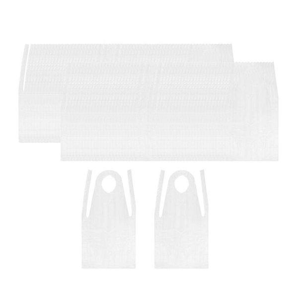 

aprons 100x adults kids disposable pe sanitary cleaning kitchen barbecue