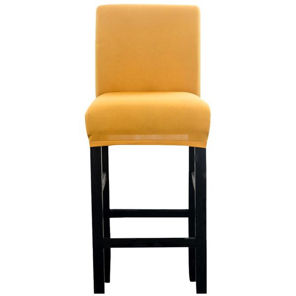 

chair covers 2pcs/set bar furniture stool cover full protection stretch reusable low back anti dust pub counter dining room home