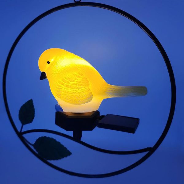 

solar lamps portable decorative bird lamp waterproof hanging animal lantern for outdoor patio yard garden tree