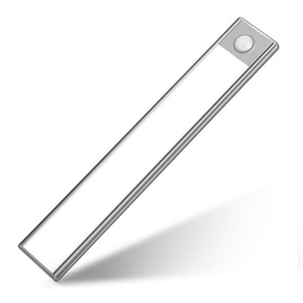 

ultra-thin pir motion sensor led under cabinet light usb rechargeable wardrobe cupboard closet night light for kitchen wall lamp