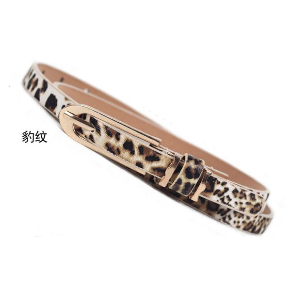 

korean new women's thin belt women's fashion versatile candy color imitation pigskin pin buckle belt, Black;brown