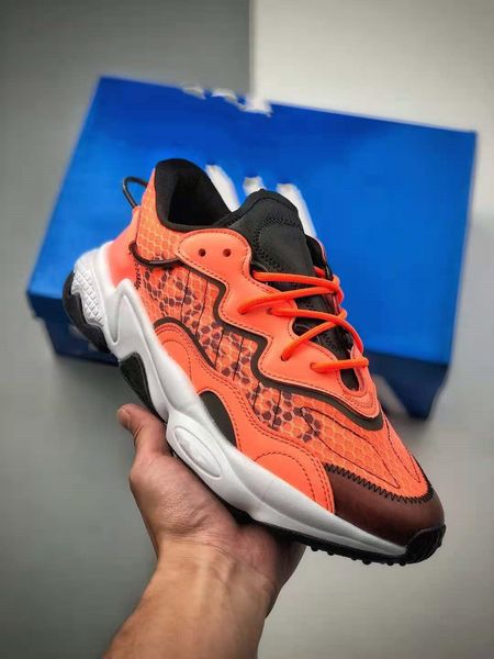 

breathable running shoes kanye contracted for women ozweego orange size36-45