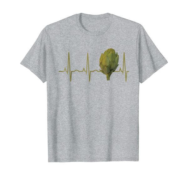 

artichoke shirt - artichoke lover heartbeat t-shirt, White;black