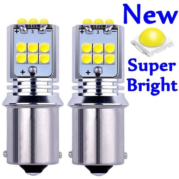 

Emergency Lights 2PCS 1156 BA15s 7506 P21W R10W Super Bright LED Car Tail Brake Light Turn Signal Lamp Auto Reverse Bulb Daytime Running
