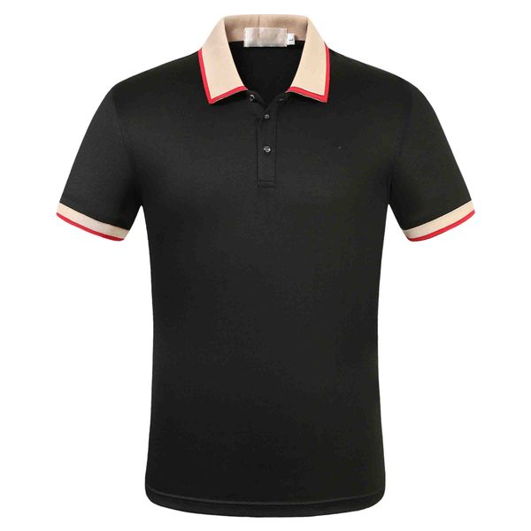 

men polo shirts luxury italy designer clothes short sleeve, White;black