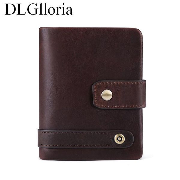 

wallets 2021 genuine leather wallet for man card holder short coin purse male clutch large capacity style money keeper, Red;black