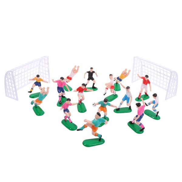 

other festive & party supplies 9pcs/set football game kids toy celebration goal gate pastry art birthday cupcake er cake decoration doll