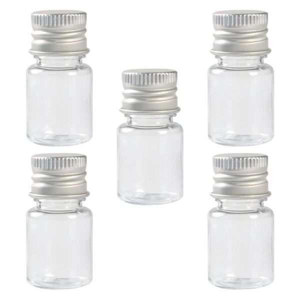 

storage bottles & jars 5pcs vials leak proof travel empty refillable with lids