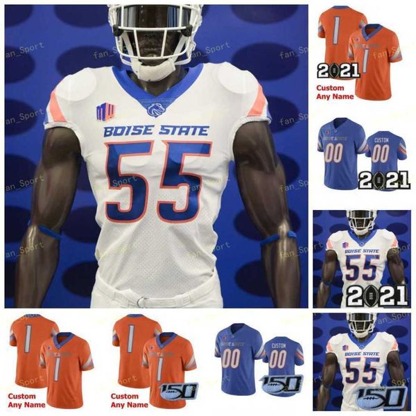 

custom boise state football jersey college john hightower khalil shakir ct thomas john bates chase cord 98 sonatane lui, Black