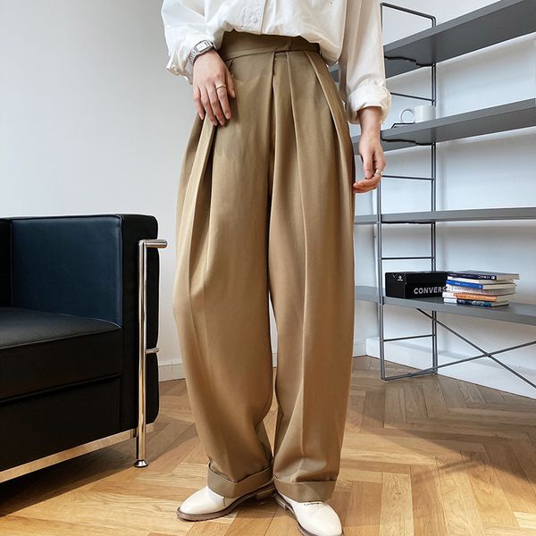 

2021 spring high waist women female trousers outwear wide leg harlan pants vo42, Black;white