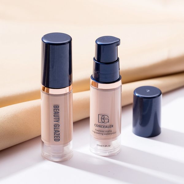 

6colors matte liquid foundation long-lasting whitening and concealer face primer cream waterproof hydrating makeup cosmetic