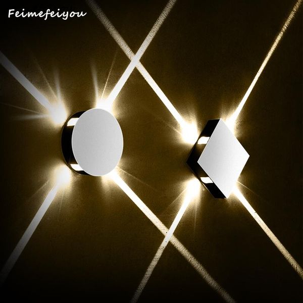 

wall lamp modern creative aisle round square bedroom bedside corridor staircase el project led indoor light