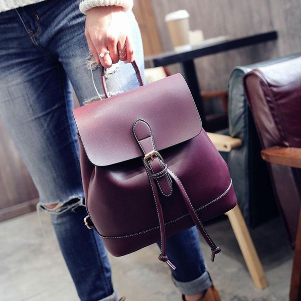 

outdoor bags 2021 spring and summer female backpack retro fashion travel ladies bag