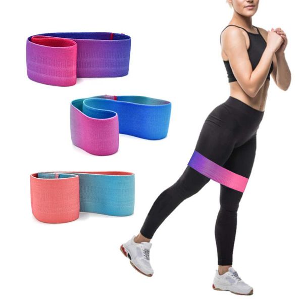 

resistance bands the booty band hip circle loop workout exercise for legs thigh glute busquat non-slip