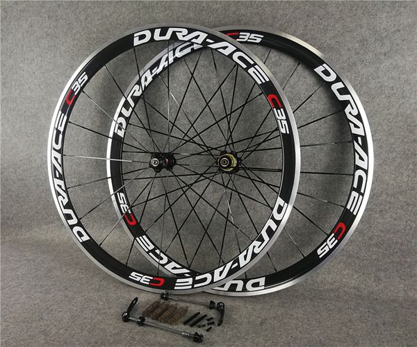 

dura ace c35 carbon wheel clincher tubular rim wheels 700c road bike wheelset 38x23mm