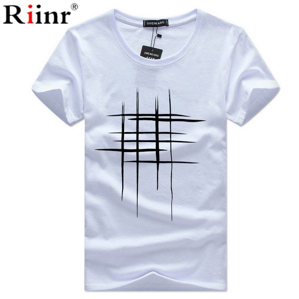 

men summer casual t- shirt brand-clothing print male slim fit short sleeve yellow white, White;black