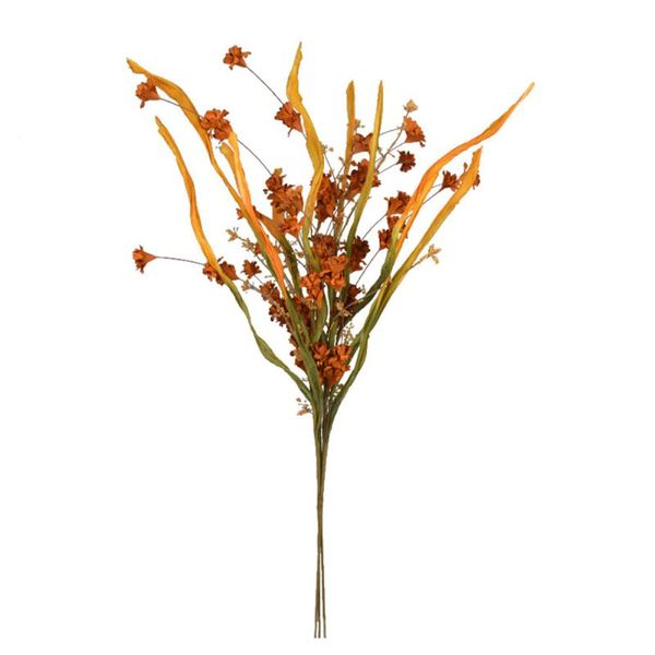 

decorative flowers & wreaths 1pc artificial fake twig long bouquet furnishings home wedding decoration autumn simulation branch arrangement