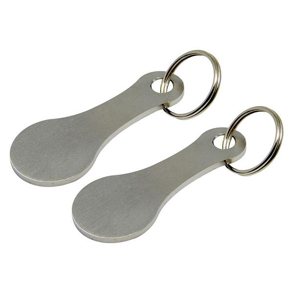 

hooks & rails metal key ring shopping cart tokens decoraciÃ³n habitaciÃ³n