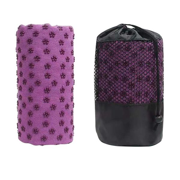 

yoga mat drape ultra-thin foldable non-slip towel sweat-absorbent yoga portable travel mat pilates 183cm * 63cm