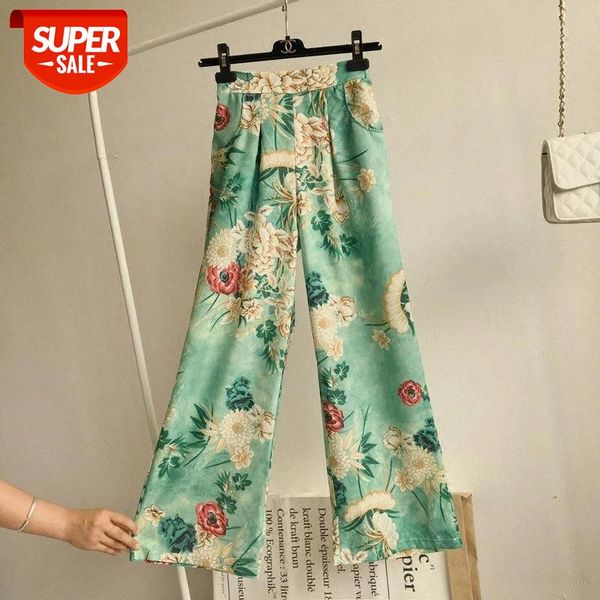 

ankle-length high waist wide leg pants joggers sweatpants korean style 2020 women fashion clothes beach bohemian pant #rf6x, Black;white