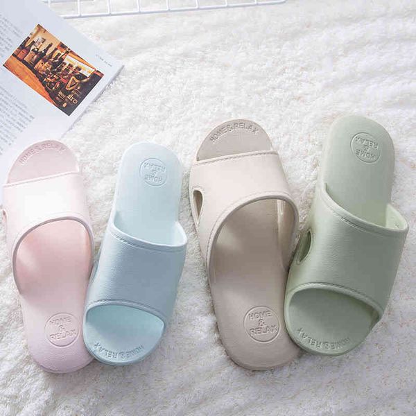 

simple japanese summer high elastic air cushion rubber and plastic sals home indoor bathing couple men women's slippers