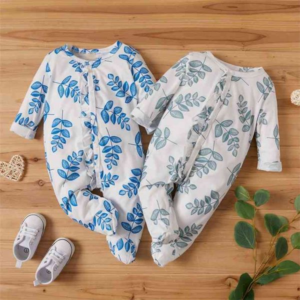

baby stylish leaf jumpsuit 210528, Blue