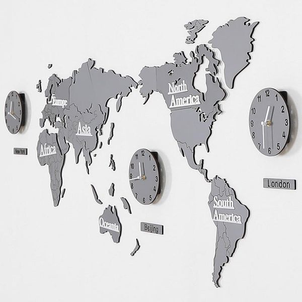 

wall clocks nordic wooden clock living room creative modern self adhesive 3d sticker zegar scienny gift idea fz563
