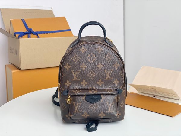 

gglvlouisvittonyslvutton palm springs mini backpack women shcool bag luxury shoulder bag designer travel messe, Red;black