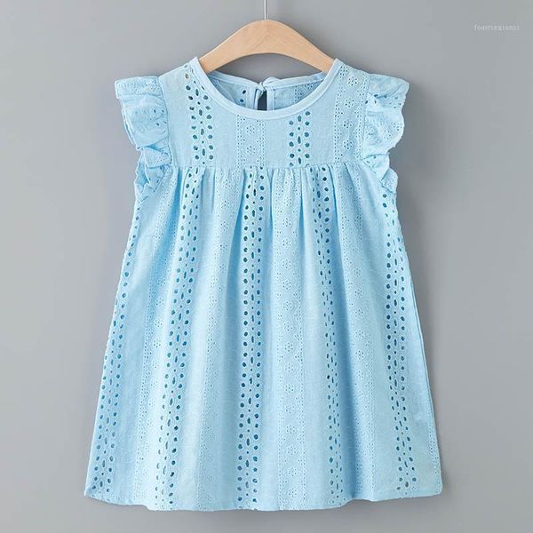 

girl's dresses melario 2021 girls dress summer brand casual kids princess hollow party children clothing for 3 7y1, Red;yellow