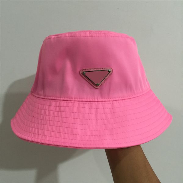 

european and american fashion brand classic pure cotton black small brim hat designer triangle alloy tag fashion high-quality brand sun hat, Blue;gray