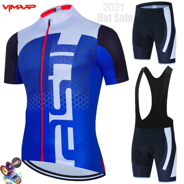 

racing sets strava 2021 pro cycling jersey men's short-sleeved ropa ciclismo hombre mountain bike breathable and quick-drying, Black;blue
