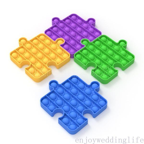 

puzzle push pops bubble sensory toy for child funny anti-stress pop it fidget reliver stress