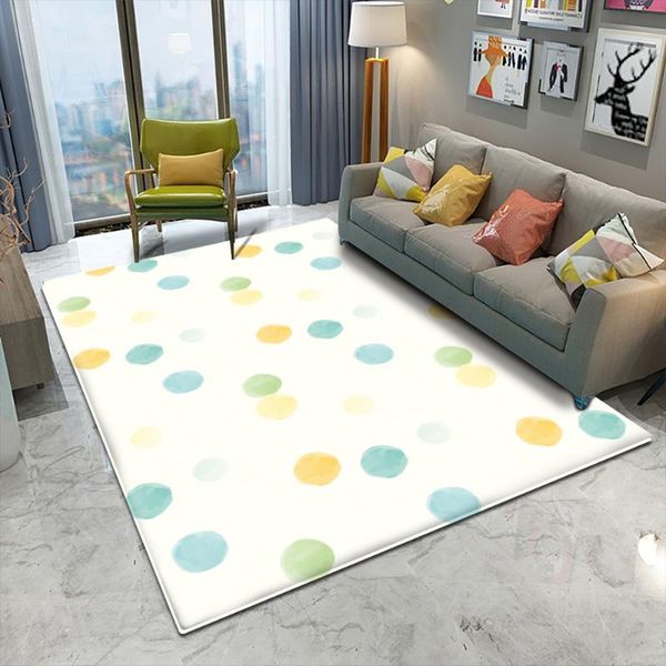 

carpets latest fashion polka dot pattern carpet printed flannel rug room floor for living bedroom crapet home