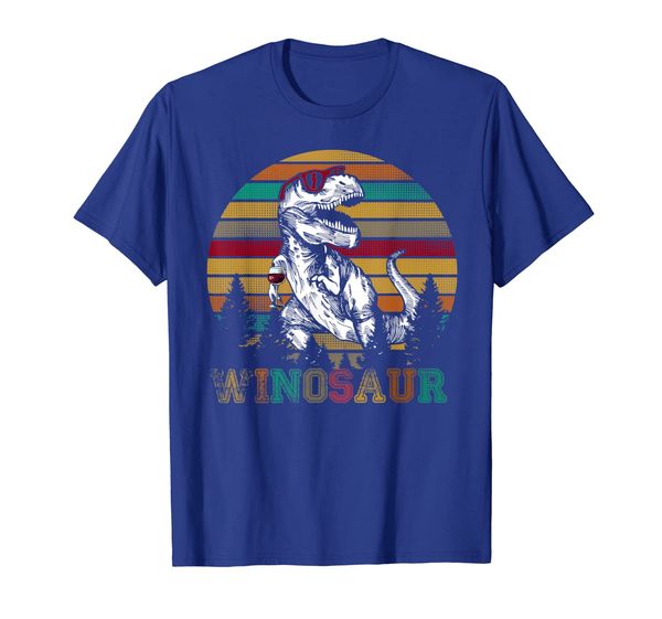 

Winosaur Tshirt Vintage Funny Dinosaur Wine Lovers Tshirt, White;black